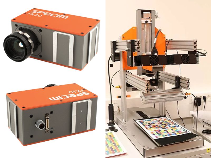 使用Specim FX10高光譜相機(jī)和強(qiáng)LED照明的高光譜彩色掃描儀對(duì)數(shù)字印刷工藝進(jìn)行色彩控制