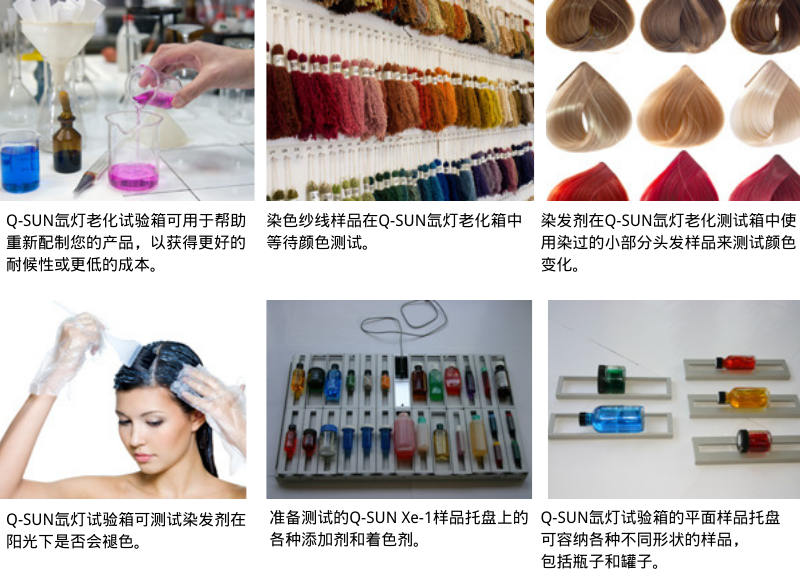 Q-SUN氙燈老化試驗(yàn)箱測試各種添加劑和著色劑